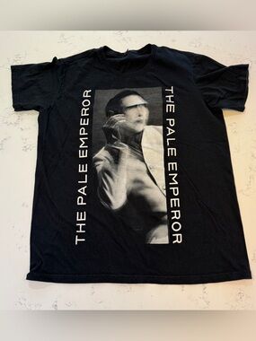 marilyn manson the pale emperor band tee XL black 2015